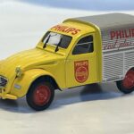 Citroen 2cv Philips sans boite norev 1/43°