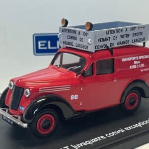 Renault Juvaquatre transport exceptionnel Eligor 1/43°