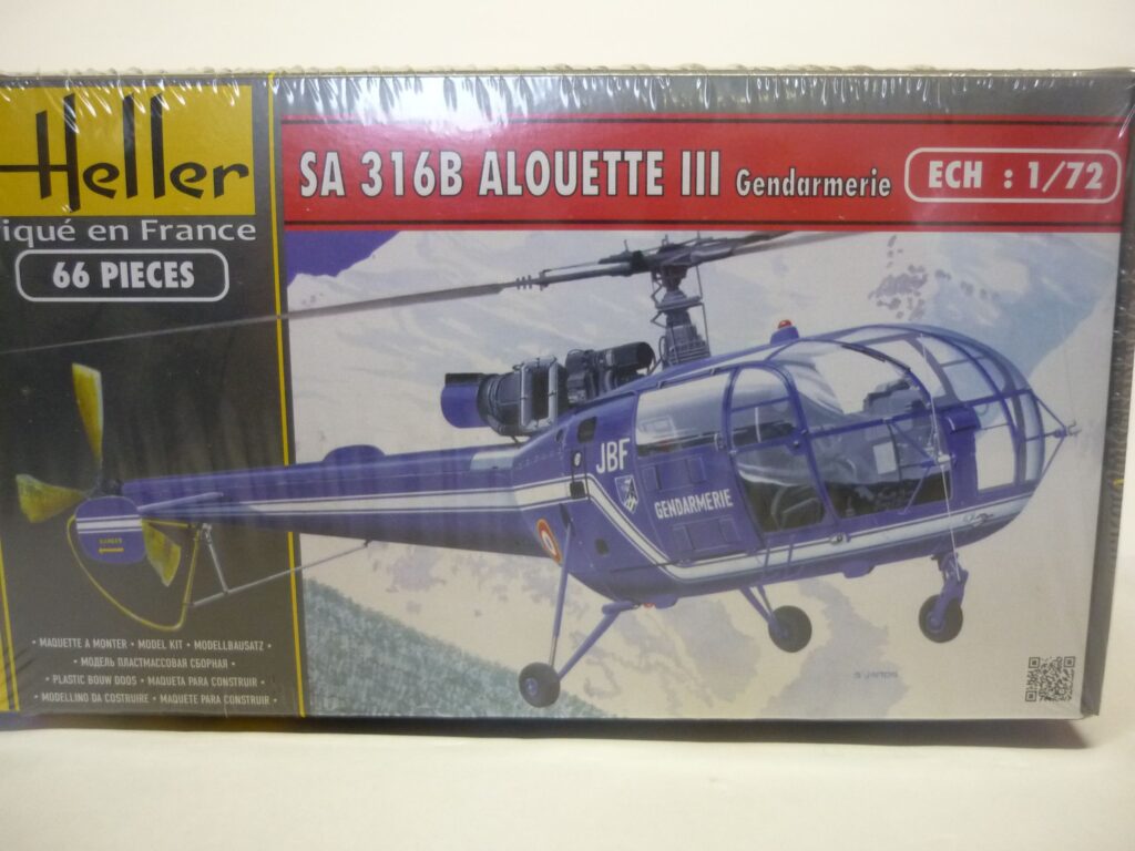 Maquette Hélicoptère HELLER 1/48 SA 365 Dauphin, Ref 80483, Neuve