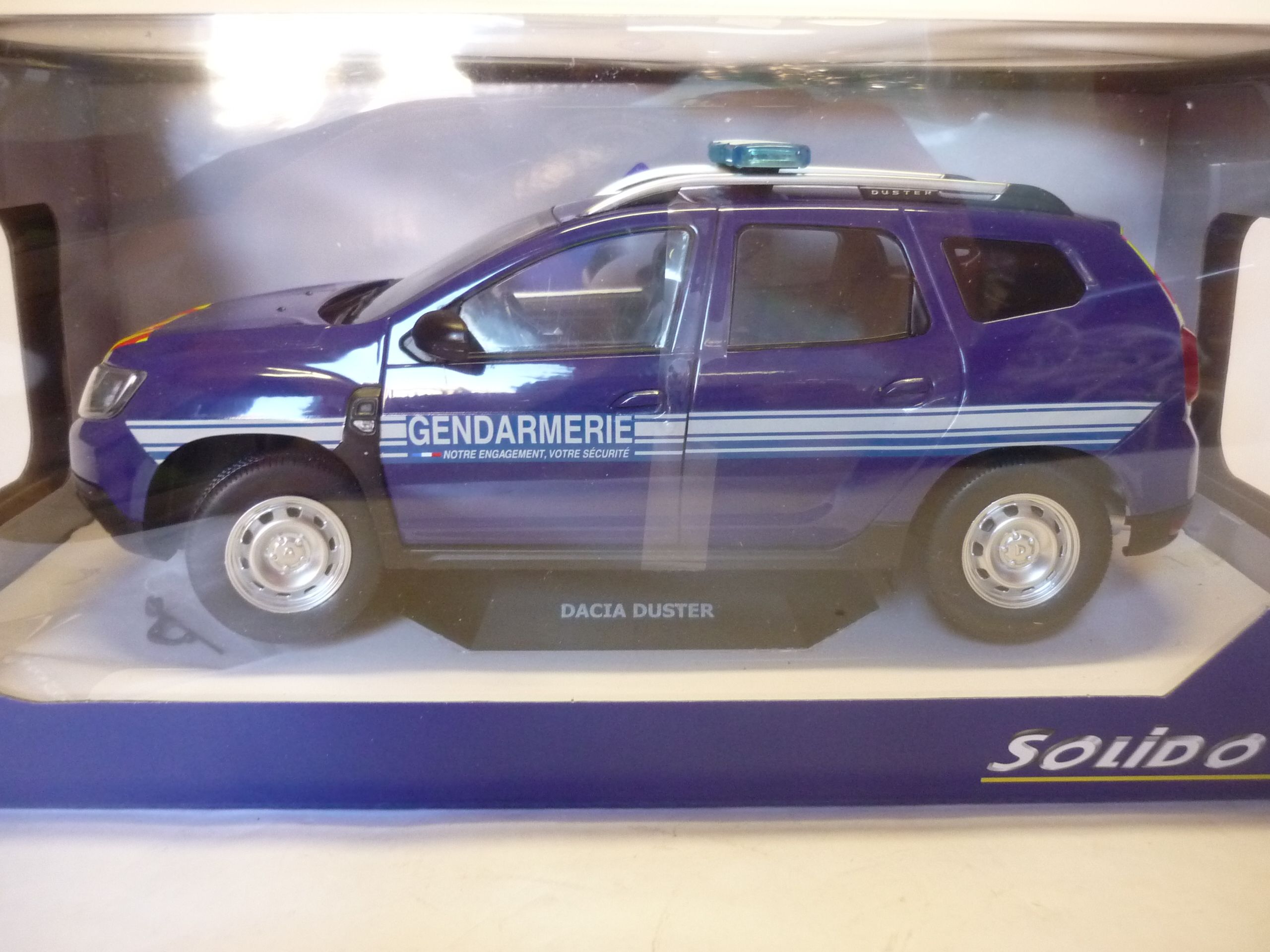 Dacia Duster gendarmerie Solido 1/18°