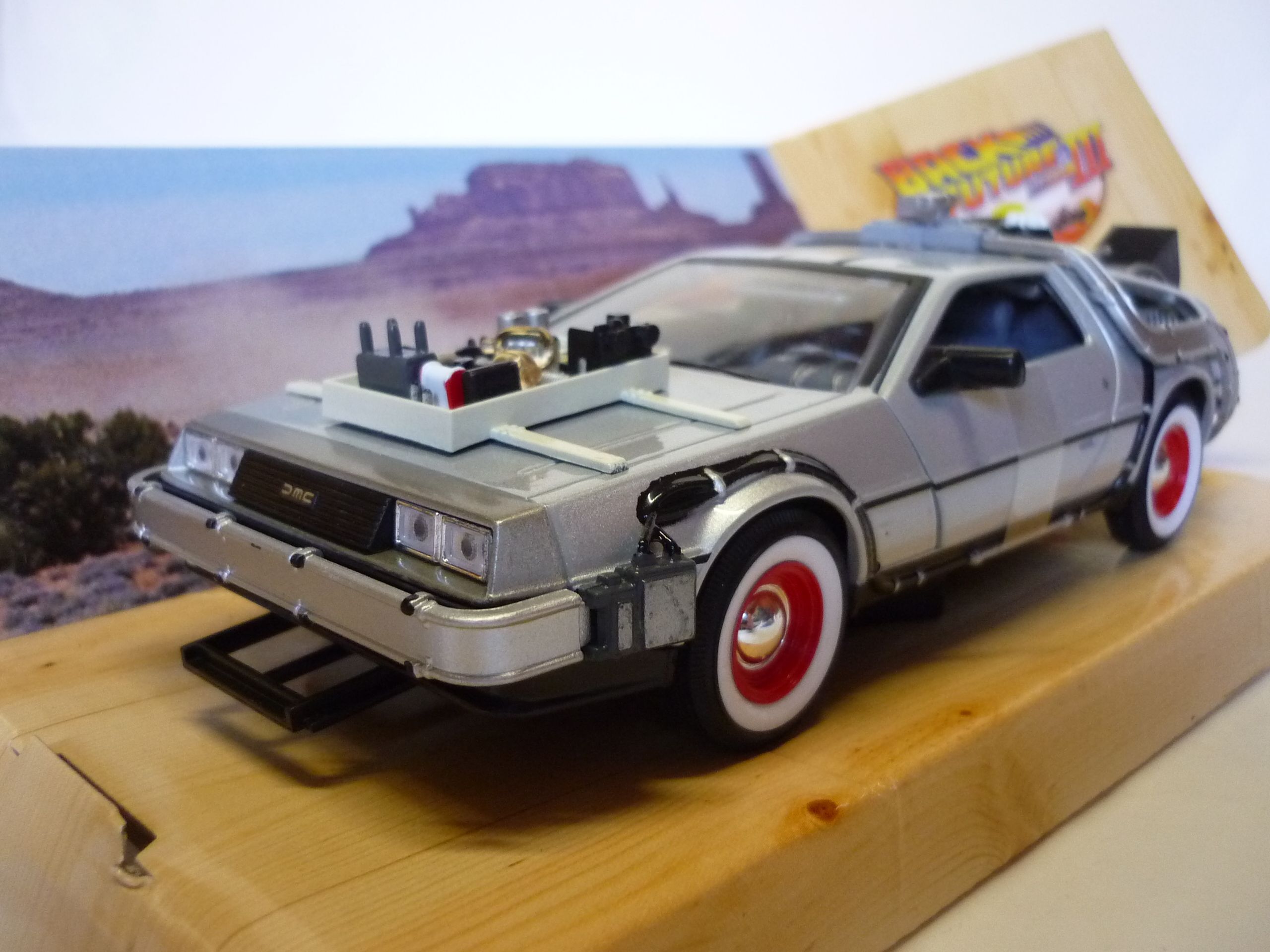 DeLorean “Retour vers le Futur III” Welly 1/24°
