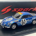 Alpine Renault A110 #61 Le Mans 1968 Spark 1/43