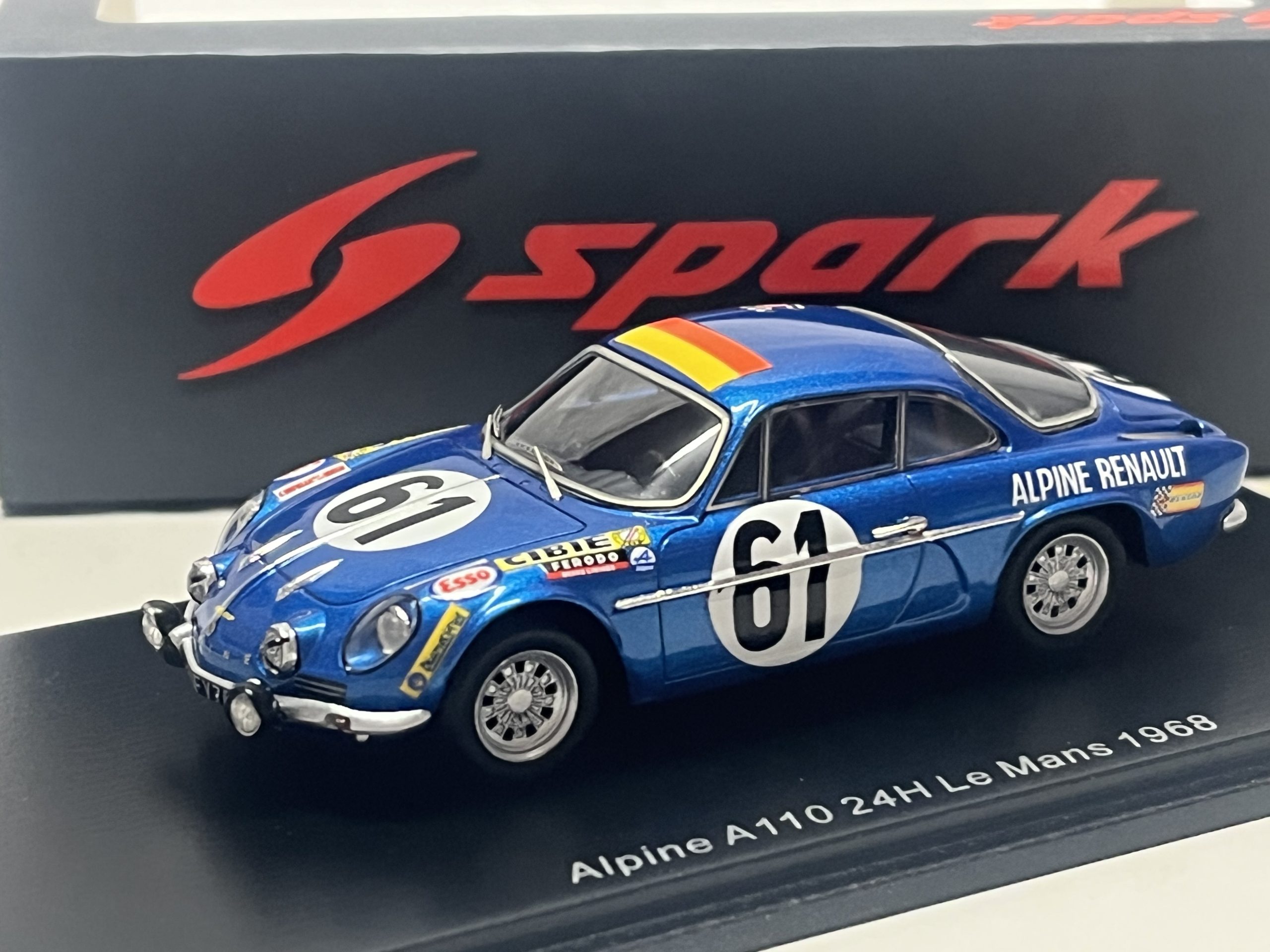Alpine Renault A110 #61 Le Mans 1968 Spark 1/43