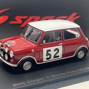 BMC Cooper winner Rallye Monté Carlo 1965 Timo Makinen Spark 1/43°