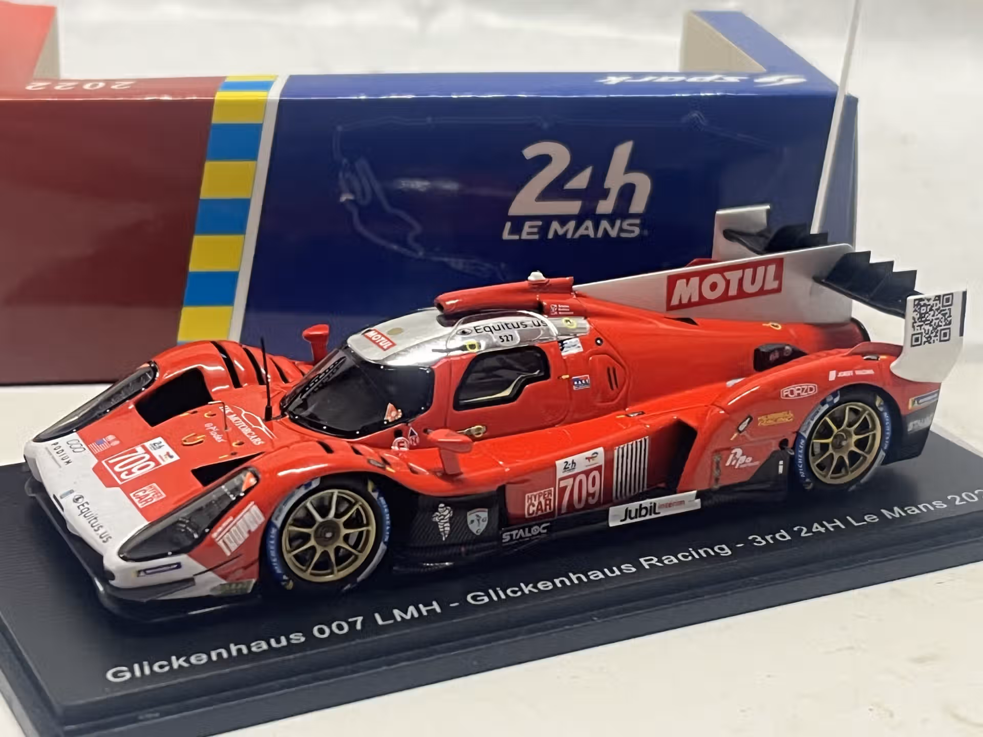 Glickenkhaus 007 LMH 3éme Le Mans 2022 Spark 1/43°