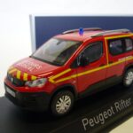 Peugeot Rifter pompiers secours médical Norev 1/43°