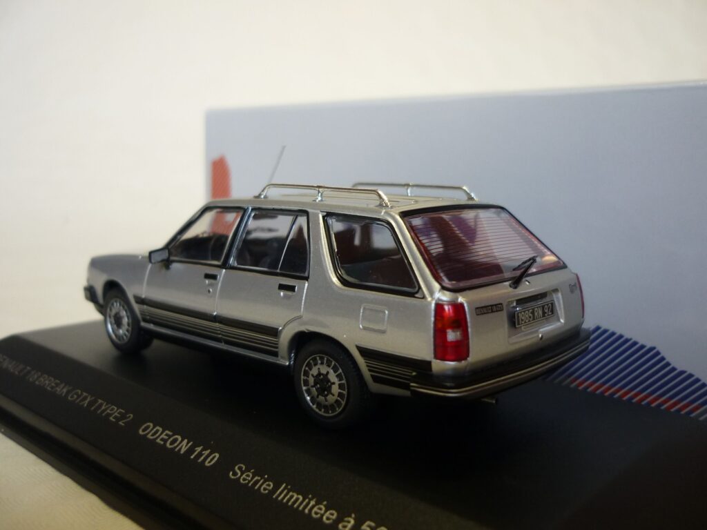 RENAULT 18 BREAK GTX Type 2 Grise De 1985 Voiture De Collection 1 43 Serie Limitee A 504 Pcs