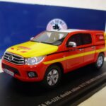 Toyota Hilux Pompiers VLTT Sécurité Civile 1/43° Alarme