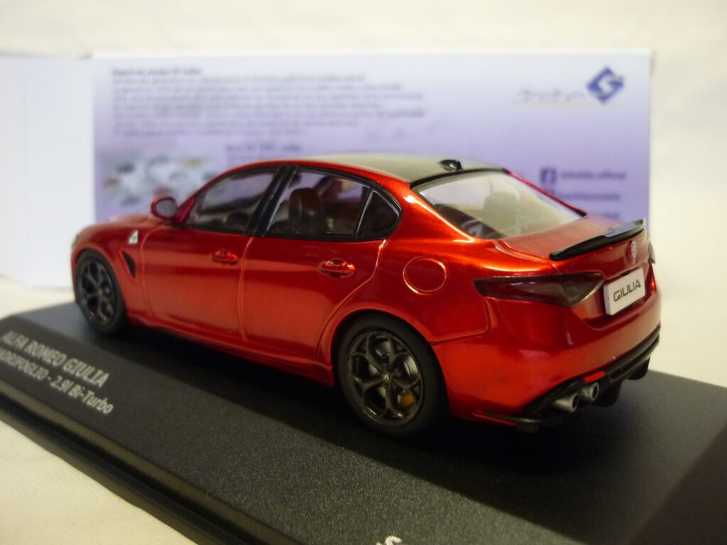 Miniature SOLIDO-DALIA Alfa Romeo Giulietta 1/16 - Rouge Orangé, Dans Sa Boîte