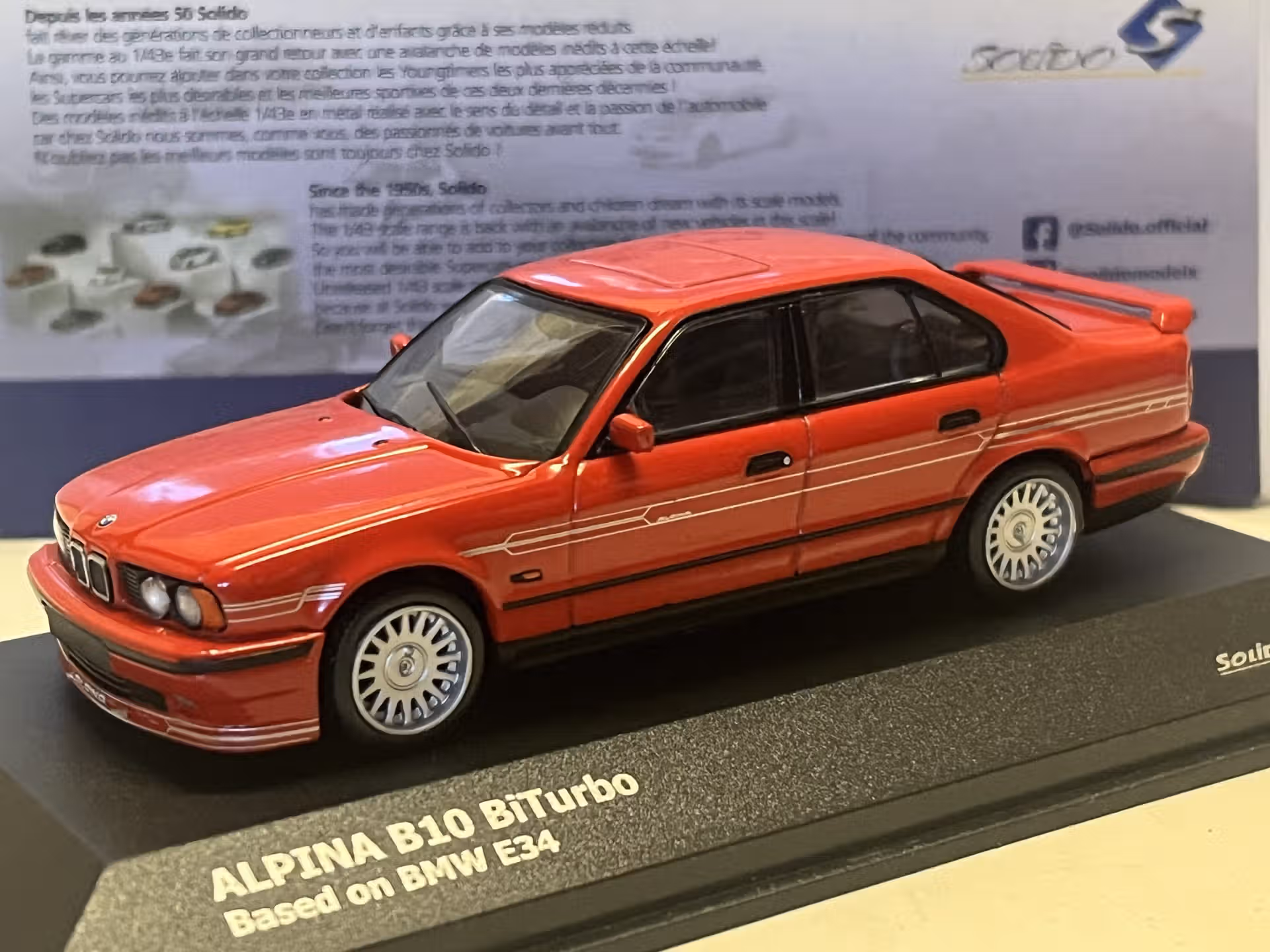 BMW Alpina B10 E34 1994 Solido 1/43°