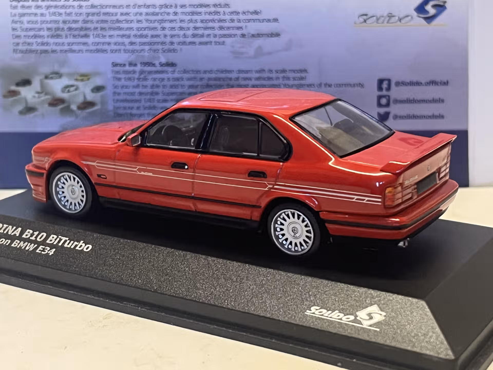 BMW Alpina B10 E34 1994 Solido 1/43° – Image 2