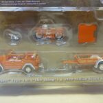 Volkswagen Type 181 1973 avec remorque et Moto Indian Scout 1920 1/64° Greenlight