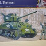 Char Sherman M4A1 Italeri 1/35°