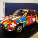 Citroën GS drapeaux 1972 1/18° Norev