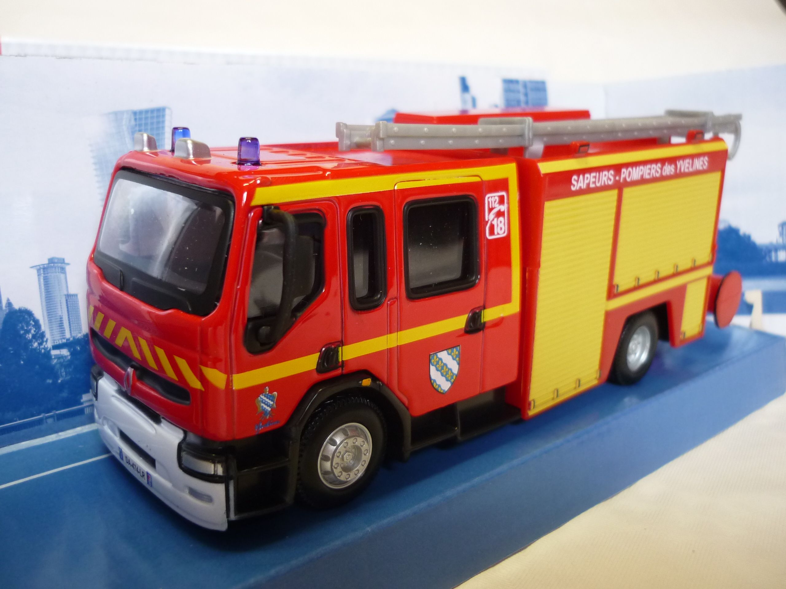 Modèle réduit - Renault Premium : Sapeurs Pompiers - Echelle 1/50