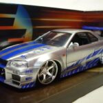 Nissan Skyline Gtr R34 2002 Brian Fast and Furious Jadatoys 1/24°