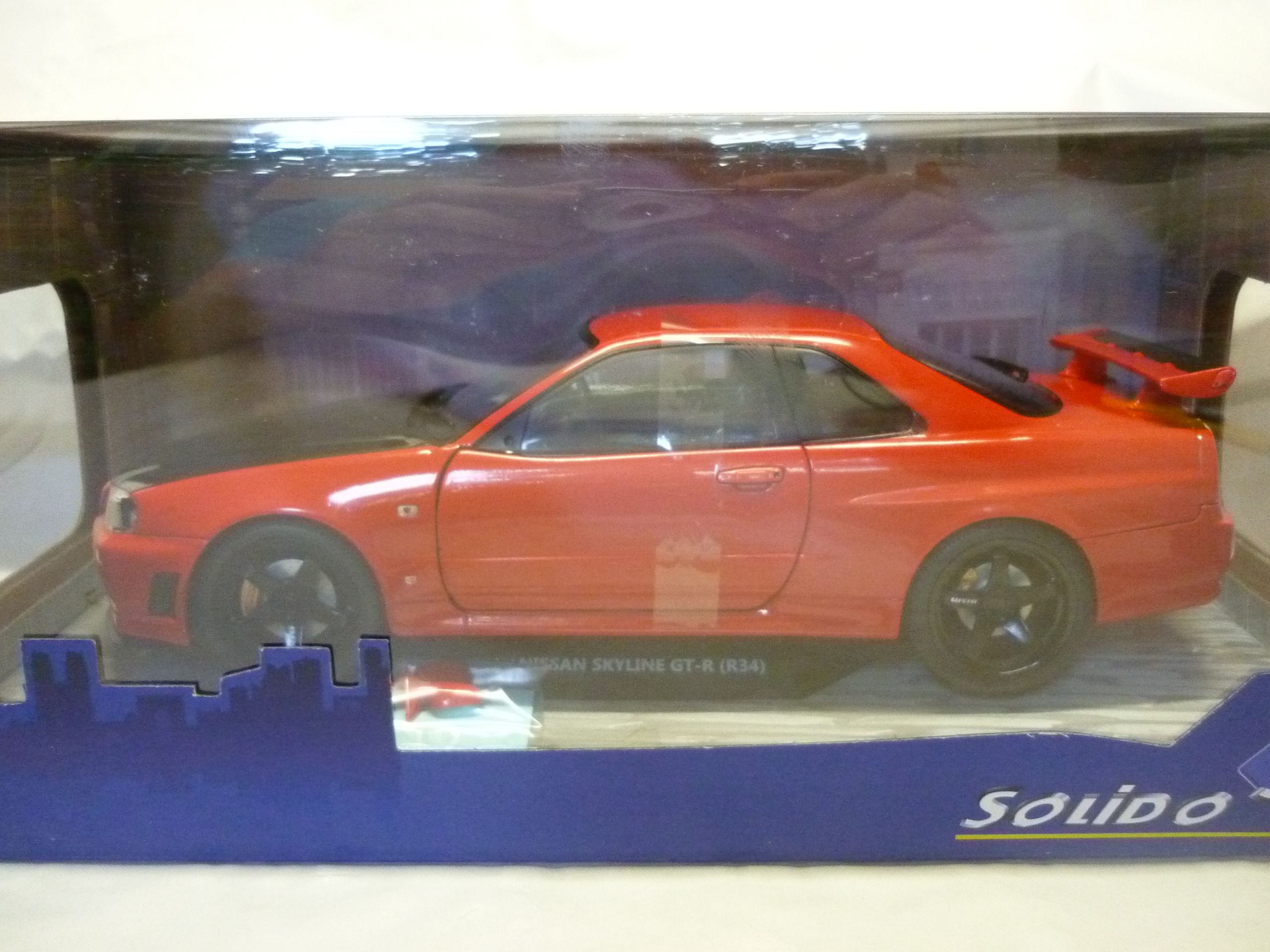 Nissan Skyline GT-R R34 1999 Solido 1/18