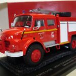 Camion Mercedes 1313 Rocher FPT SDIS 57 pompiers Alerte 1/43°