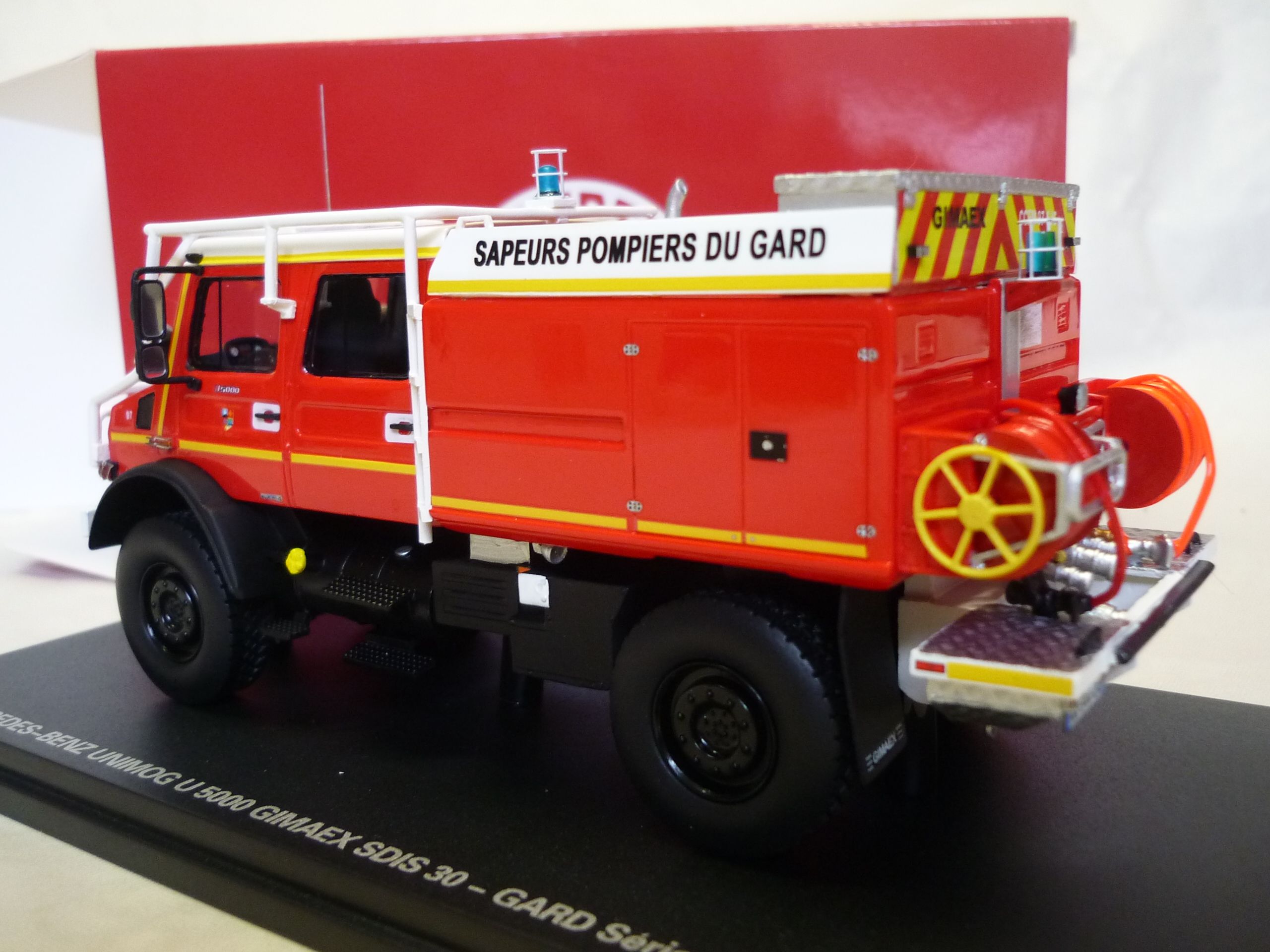 Miniature pompier Alerte MERCEDES-BENZ UNIMOG U 5000 GIMAEX SDIS