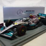 Mercedes AMG F1 W13E second Brésil 2022 Hamilton Spark 1/43