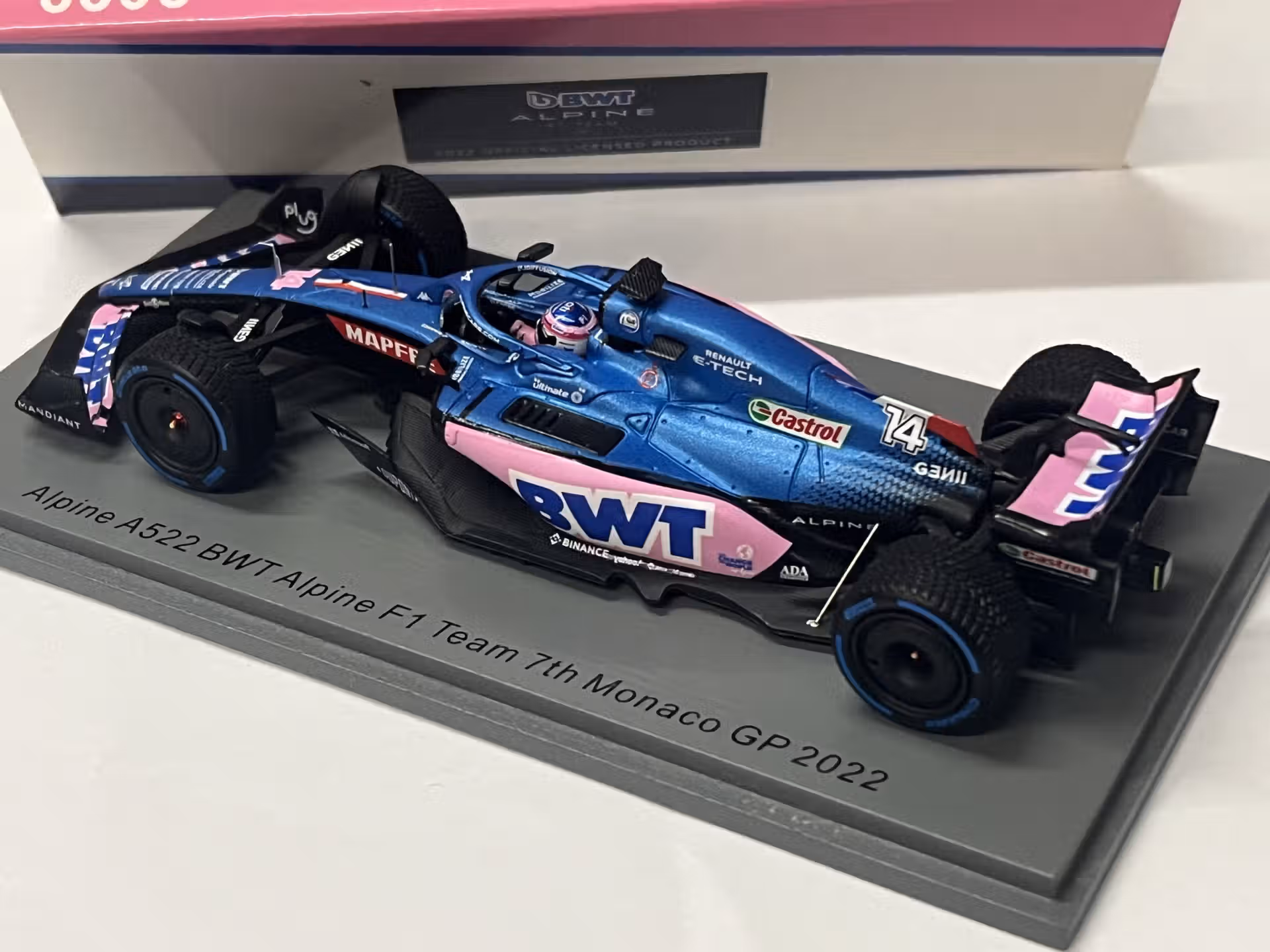 Alpine A522 Alpine F1 - Alonso 7èmeGP Monaco 2022 Spark 1/43° – Image 2