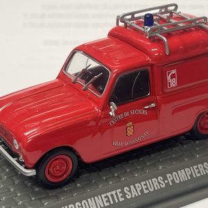 Renault 4 fourgonnette pompiers Annonay 1965 Universal Hobbies 1/43°