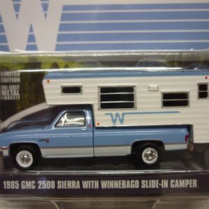 GMC 2500 sierra 1985 camping car Winnebago 1/64° Greenlight