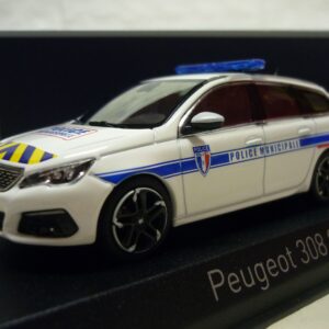 Peugeot 308 SW 2018 - Police Municipale -Norev 1/43