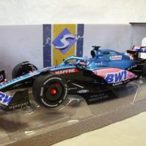 Alpine F1 A522 Monaco 2022 Alonso Solido 1/18°