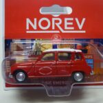Renault 4L pompiers Norev 3 inches
