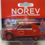Citroën 2cv pompiers Norev 3 inches