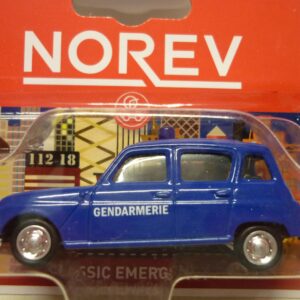 Renault 4L Gendarmerie Norev 3 inches