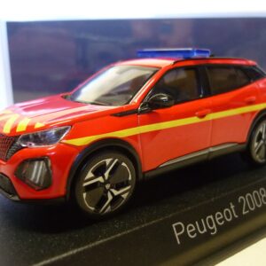 Peugeot 2008 GT 2024 pompiers Norev 1/43°