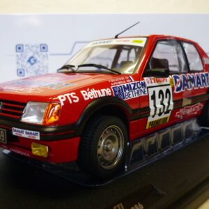 Peugeot 205 GTi 1.6 Rallye Monte Carlo 1986 Delecour Solido 1/18