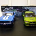 Coffret avec Chevrolet Camaro et Mitsubishi Lancer 'Fast and Furious' Greenlight 1/43