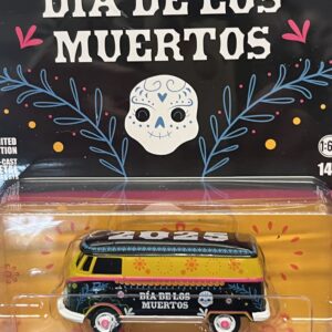 Volkswagen Combi dia de los muertos 2025 1/64° Greenlight