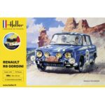 Maquette kit Renault 8 R8 Gordini Heller 1/24°