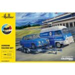 Maquette Renault 8 et Estafette kit Gordini Racing Heller 1/24°