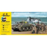 Maquette Coffret Kit Omaha Beach-volleys Heller 1/72°