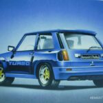 Maquette Renault 5 turbo Heller 1/43°
