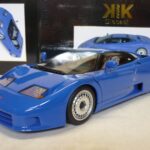 Bugatti EB110 1991 bleu KKmodels 1/12