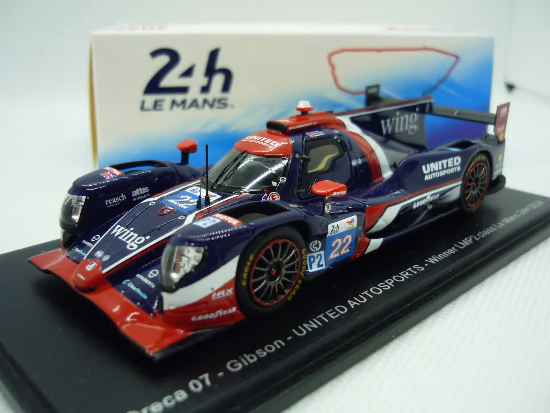 Oreca 07 N°22 - 1er LMP2 Le Mans 24h 2024 - Spark 1/43°