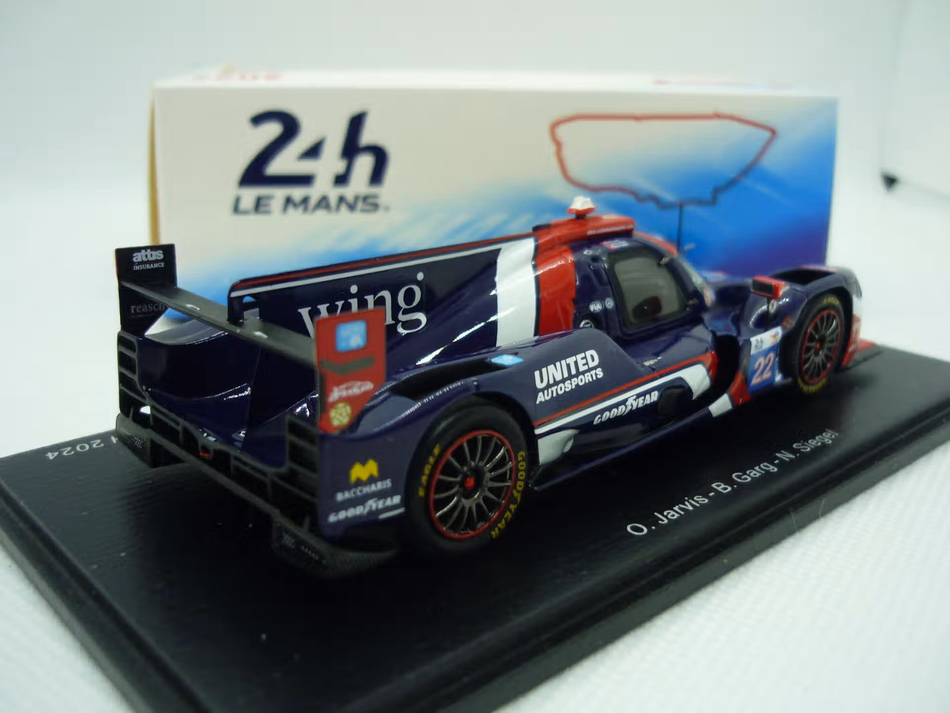 Oreca 07 N°22 - 1er LMP2 Le Mans 24h 2024 - Spark 1/43° – Image 2