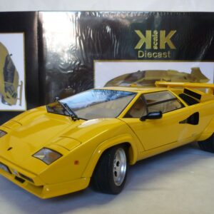 Lamborghini Countach LP 5000S QV 1985 jaune Kkmodels 1/12