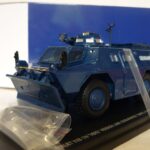Berliet VXB 170 VBRG Sainte Soline avec lame et 1 figurine gendarme - Gendarmerie - Perfex 1/43