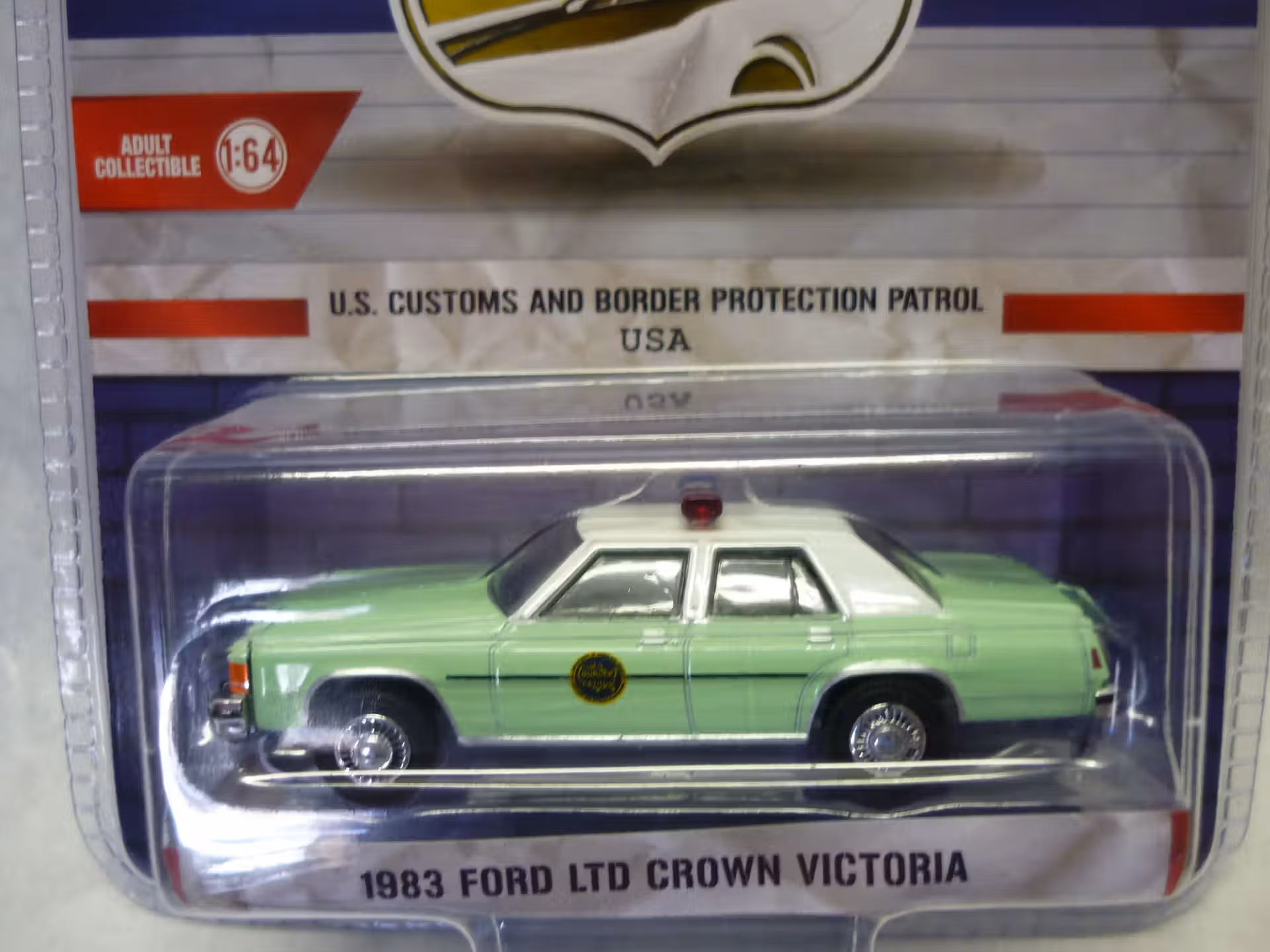 Ford Crown Victoria 1983 police 1/64° Greenlight