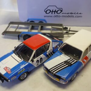 Pack Rallye Renault 17 avec Renault 12 break Tour de Corse 1975 Ottomobile 1/18°