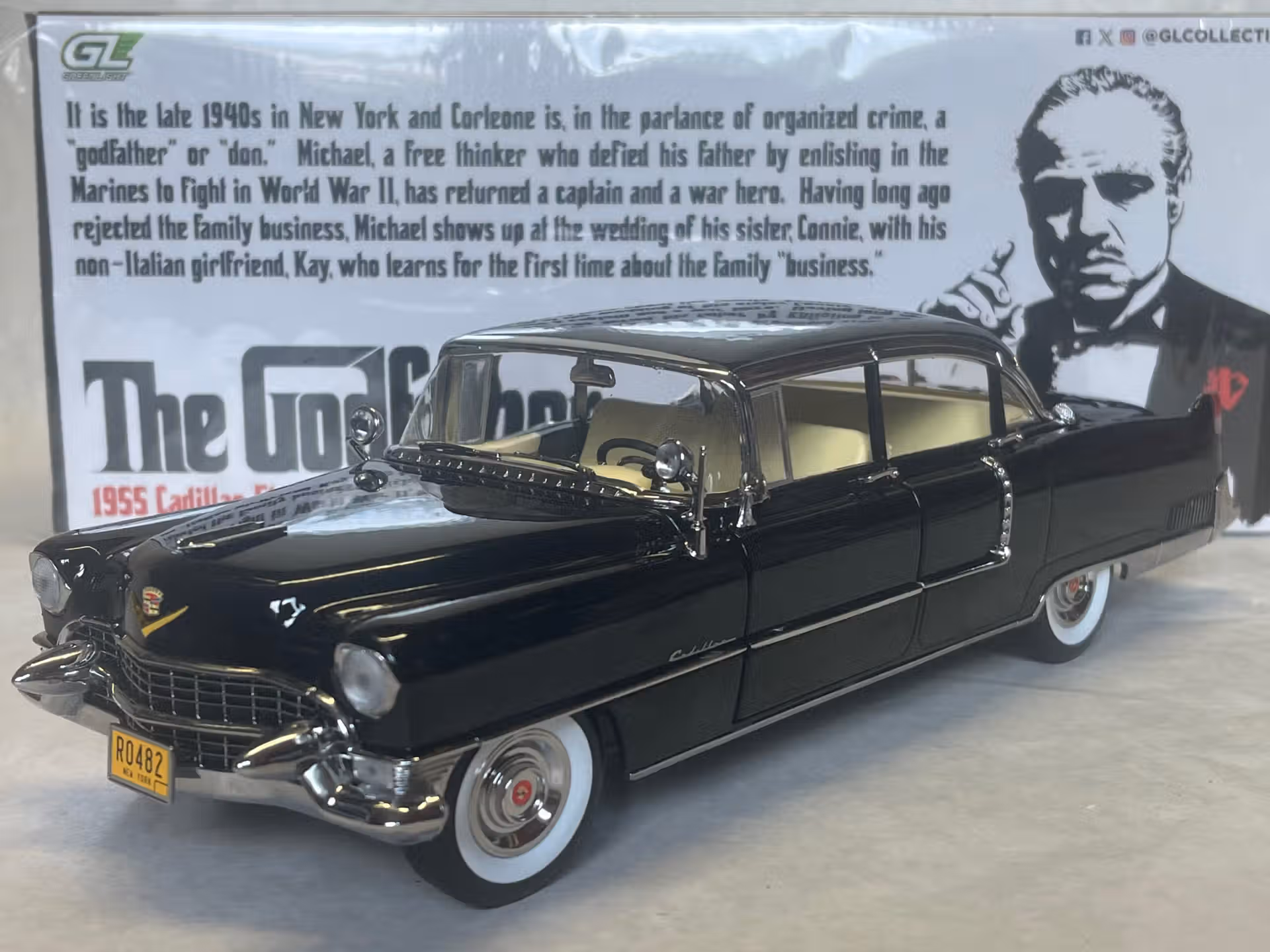 Cadillac Fleetwood 1955 - Le Parrain 1972 - 1/18° Greenlight