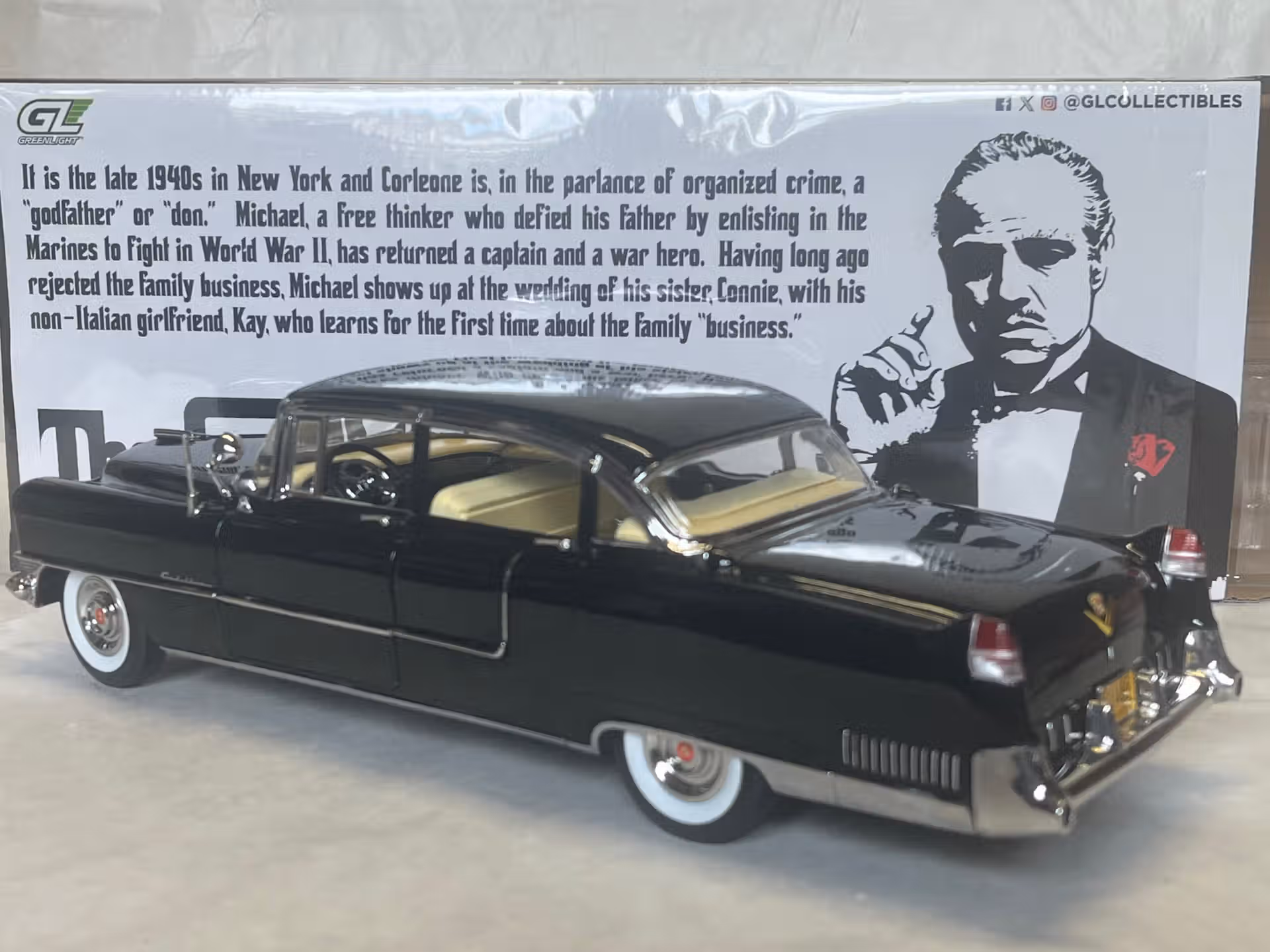 Cadillac Fleetwood 1955 - Le Parrain 1972 - 1/18° Greenlight – Image 2