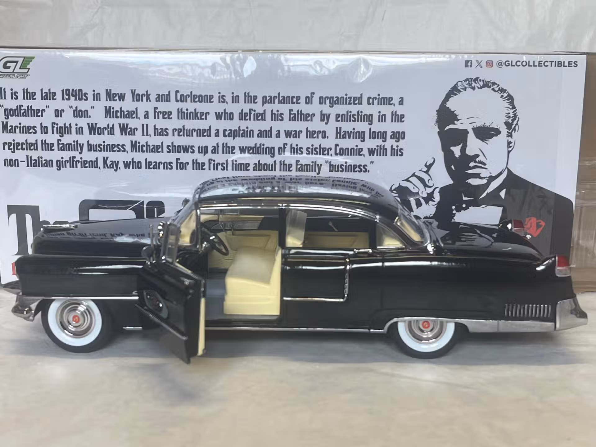 Cadillac Fleetwood 1955 - Le Parrain 1972 - 1/18° Greenlight – Image 3